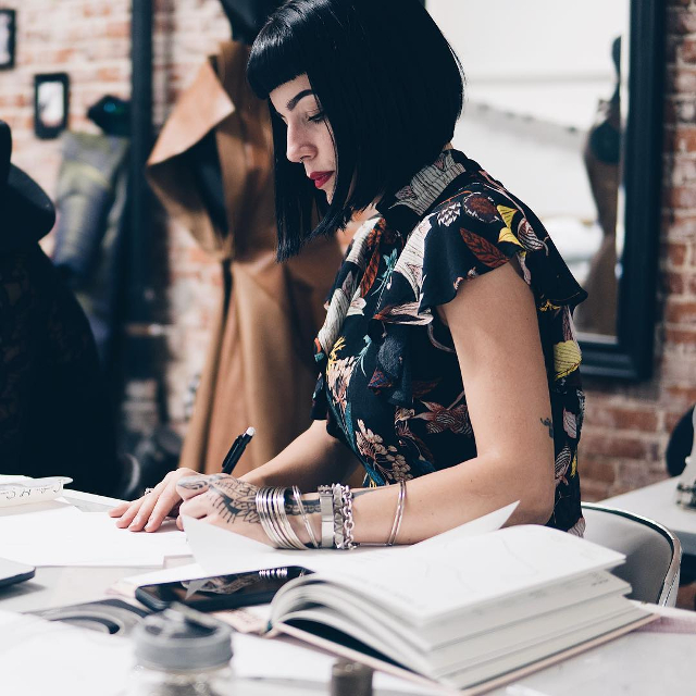 Candice Cuoco working
